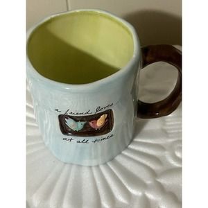 "A FRIEND LOVES AT ALL TIMES" Fine Ceramic Mug by Natural Life
